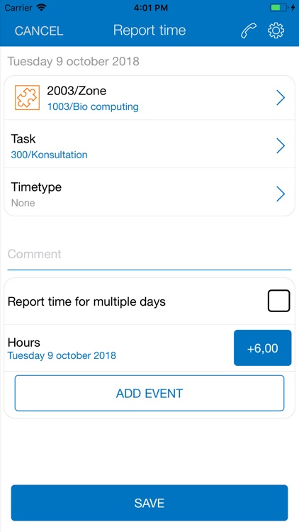 cTimeSheet screenshot-3