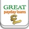 Great Payday Loans is your online place to borrow cash between £100 and £1000 within a single app