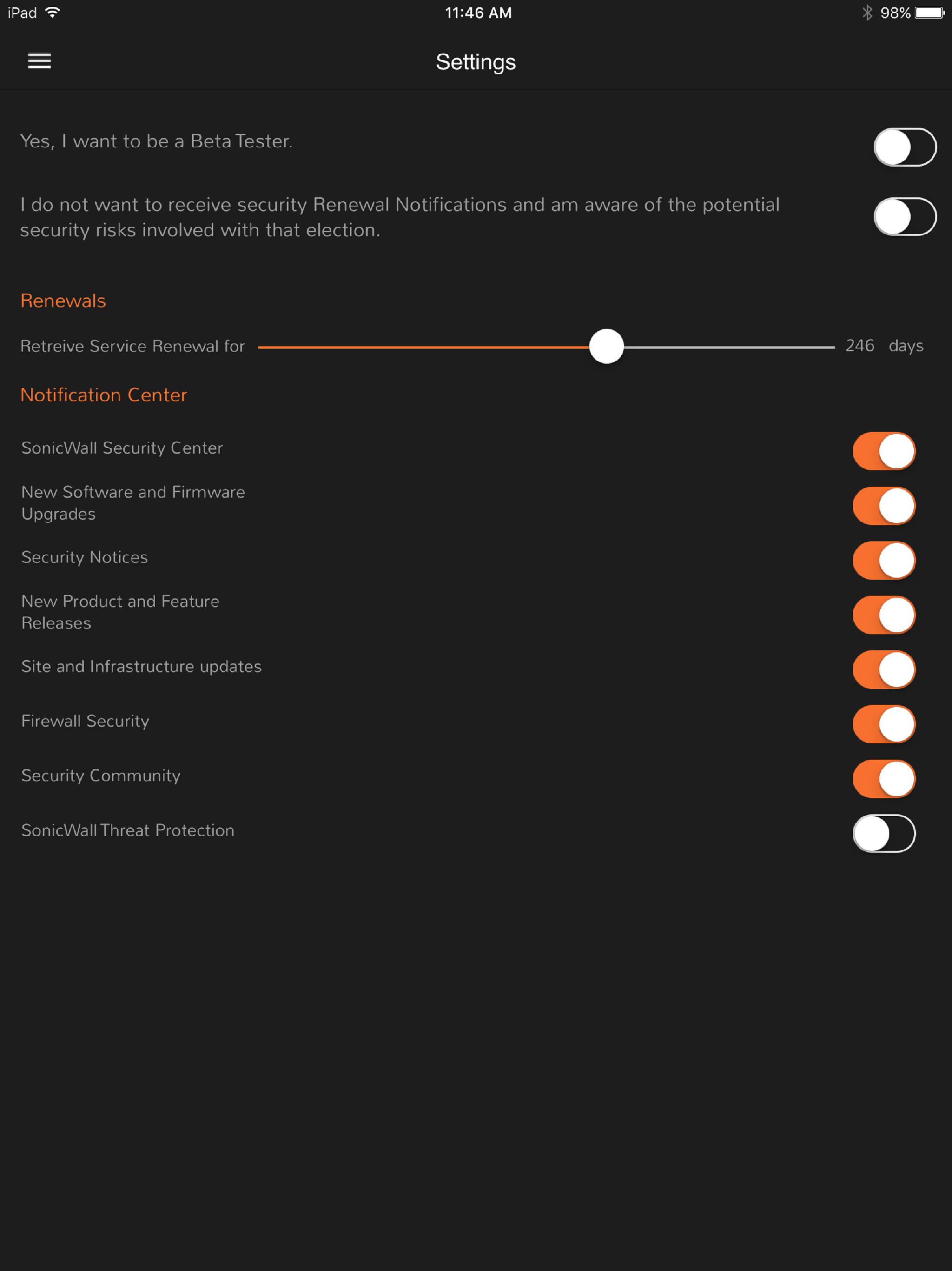 MySonicWALL