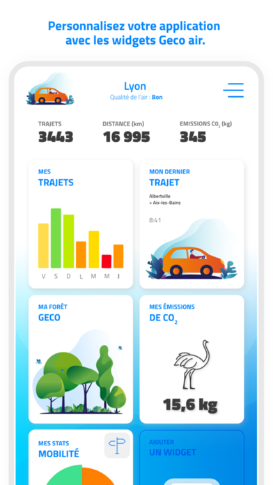 Screenshot #1 pour Geco air - Qualité de l'air