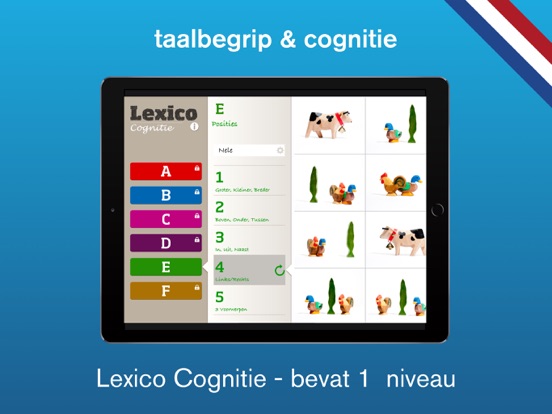 Lexico Cognitie iPad app afbeelding 1
