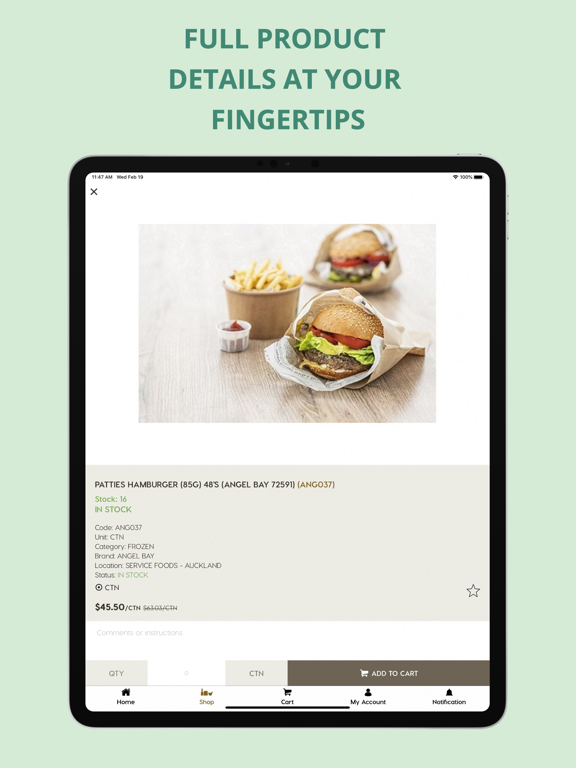 Screenshot #6 pour Service Foods