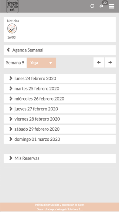 Simplementesé Screenshot