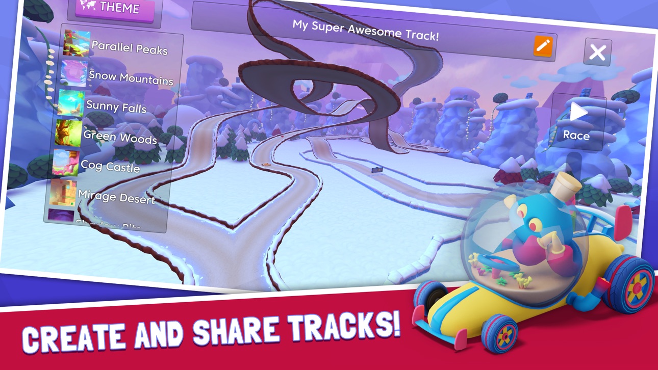 Starlit On Wheels: Super Kart - VIP Hack screenshot 3 - iOS game interface