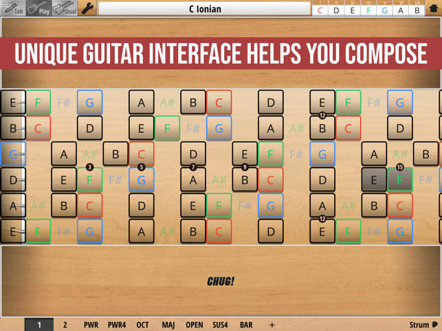 ‎Jam Maestro: schermafbeelding gitaartabblad maken