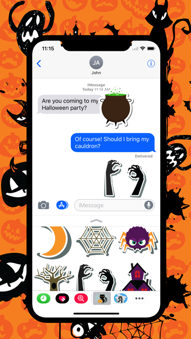 Screenshot #2 pour Collection stickers Halloween