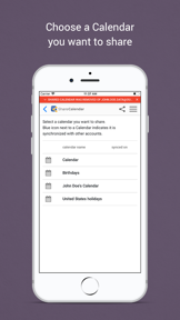 Easy Sync & Share Calendar screenshot