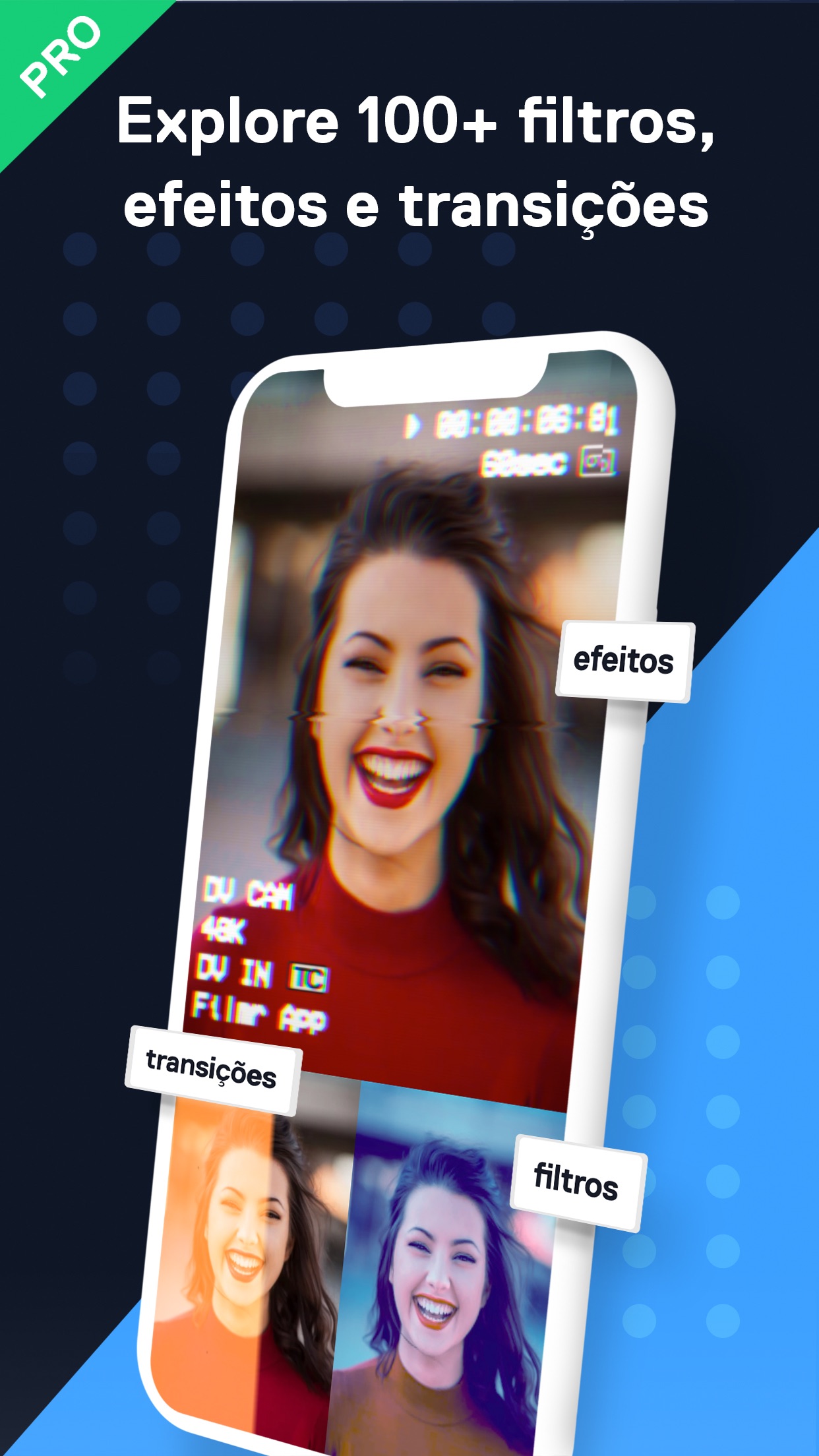 Screenshot do app Filmr: Editor de Vídeo e Filme