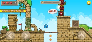 Blue Ball 11: Red Bounce Ball screenshot #4 for iPhone