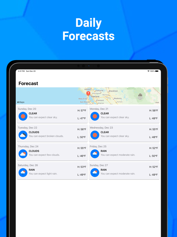 Screenshot #6 pour Weather - Forecasts