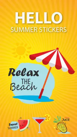 Game screenshot Hello Summer Stickers Pack mod apk