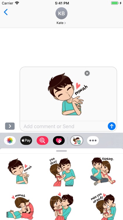 Love Couple Stickers Pack screenshot-3