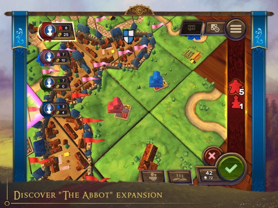 Carcassonne – Tiles & Tactics iPad app afbeelding 6