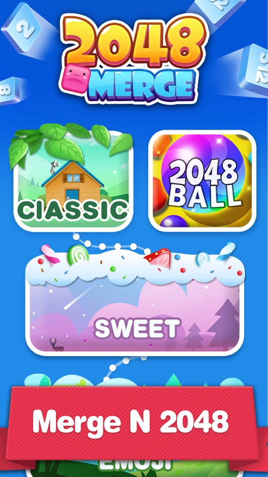 #4. 2048: New Number Tile App (iOS) 来自: puzzle games for free