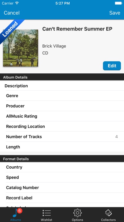 Music Collector and Organizer