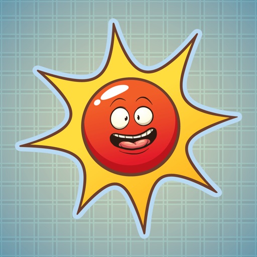 Sticker Me Red Sun icon