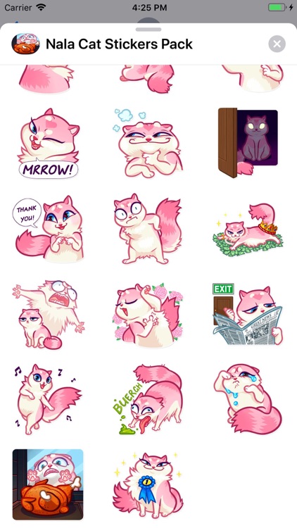 Nala Cat Stickers Pack