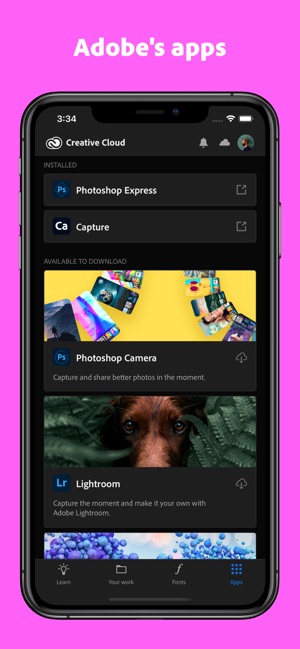 adobe creative cloud on the app store