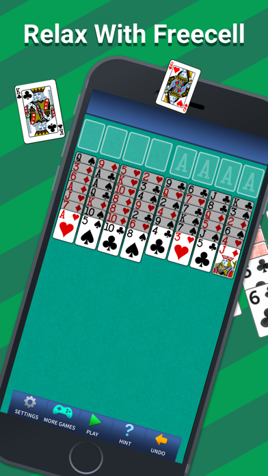 FreeCell Solitaire Classic. Screenshot