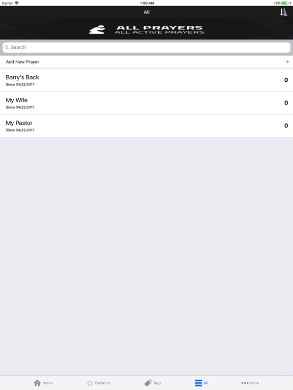 PrayerLife: Christian Prayer iPad screenshot 3 - Lifestyle app