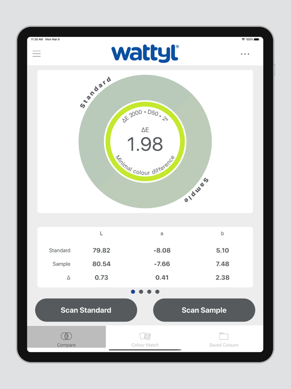 Wattyl Colour Match iPad screenshot 4 - Productivity app