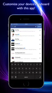 dark keyboard iphone screenshot 1