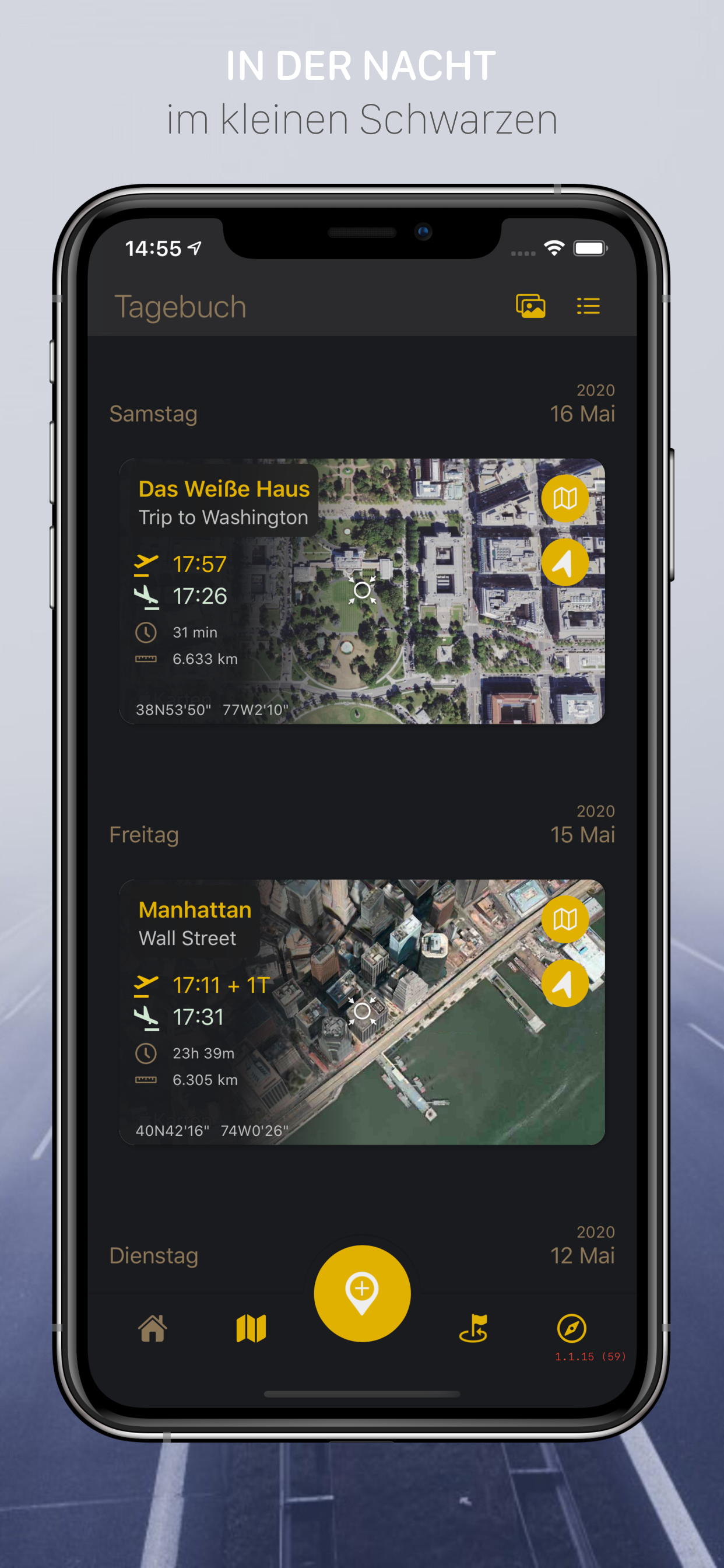 Reisetagebuch: Trip Tracker