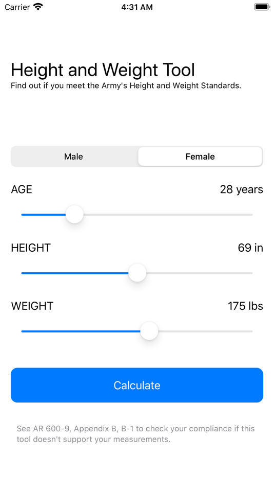#3. Height and Weight Tool (iOS) 由: Andy Andujo
