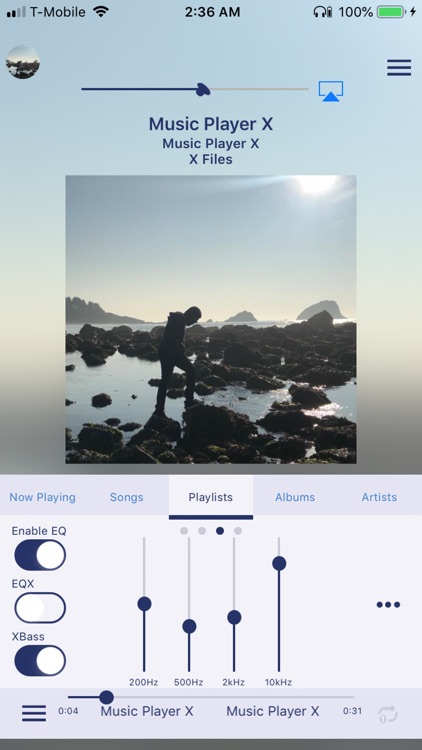 Music Player X - MP3 EQ Bass screenshot-4