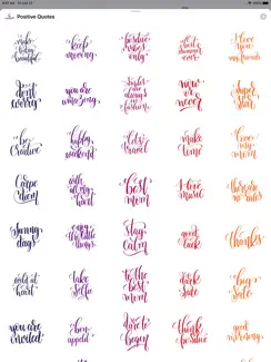 Positive Quotes Stickers iPad image 1