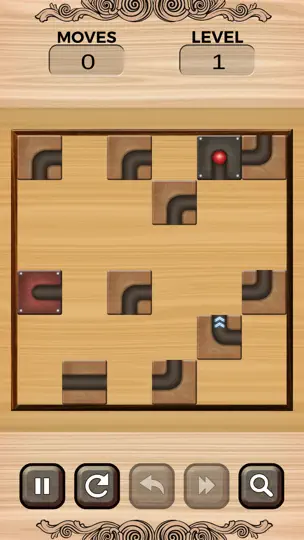Gravity Pipes - Slide Puzzle iPhone Screenshot 2