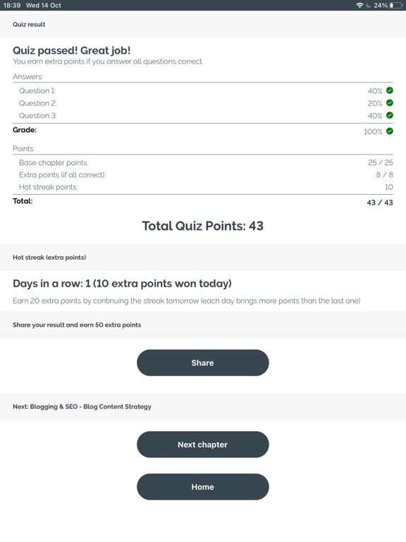 Learn Digital Marketing iPad screenshot 4 - Education app