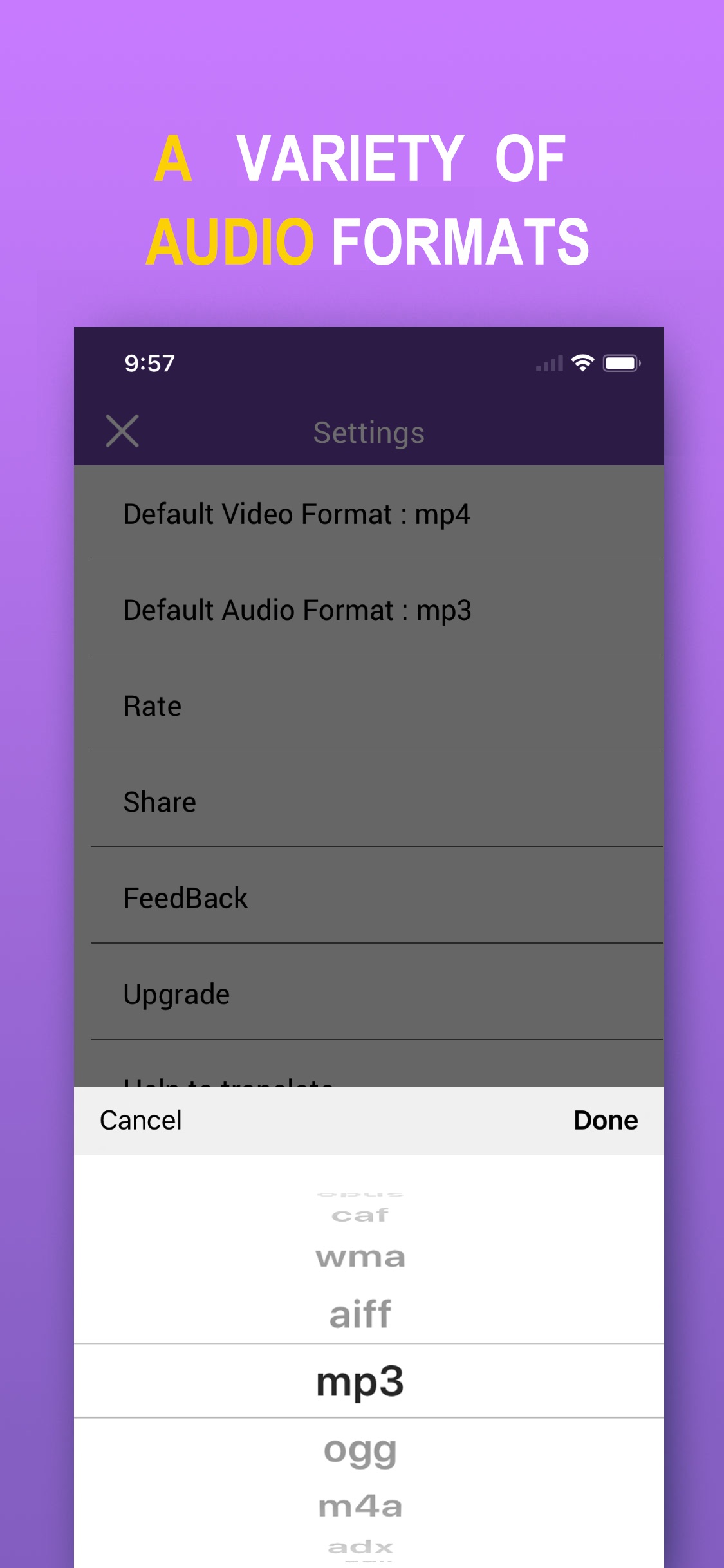 MP3 Converter -Audio Extractor screenshot 1
