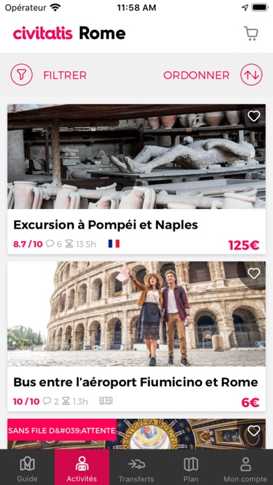 Screenshot #3 pour Guide de Rome Civitatis