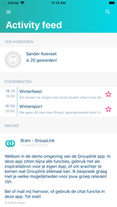 App screenshot