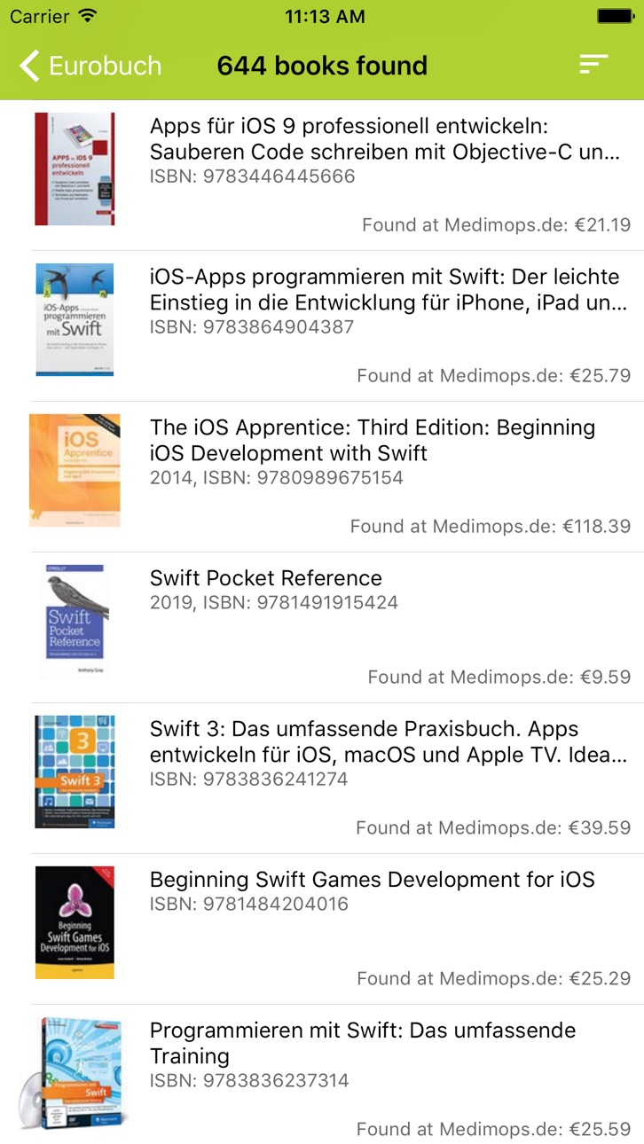 iPhone screenshot