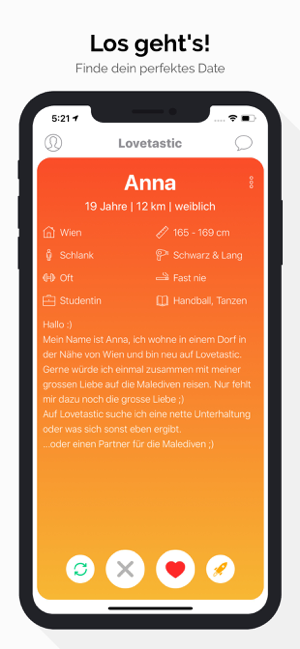 ‎Lovetastic - Dating ohne Foto Screenshot