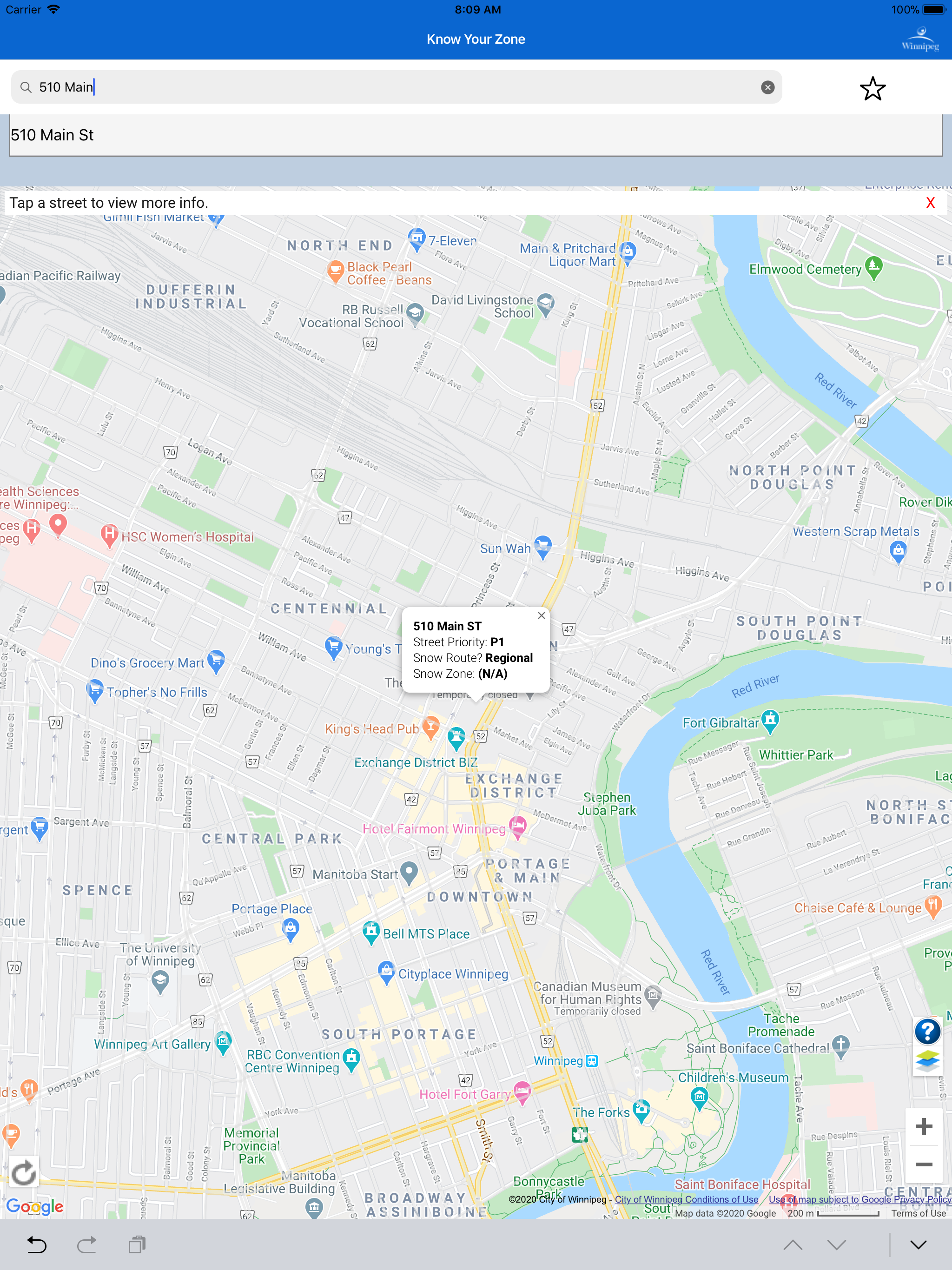 Winnipeg Know Your Zone screenshot 8