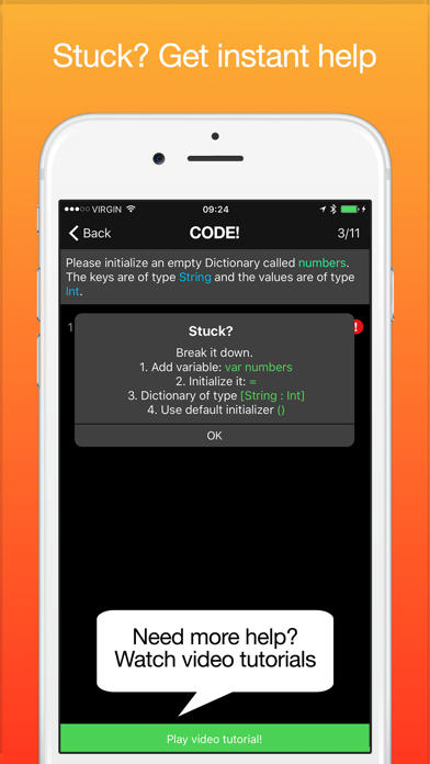 Screenshot #3 pour Code! Learn Swift Version