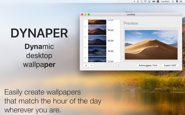 Dynaper - Dynamic Wallpapers sul Mac App Store