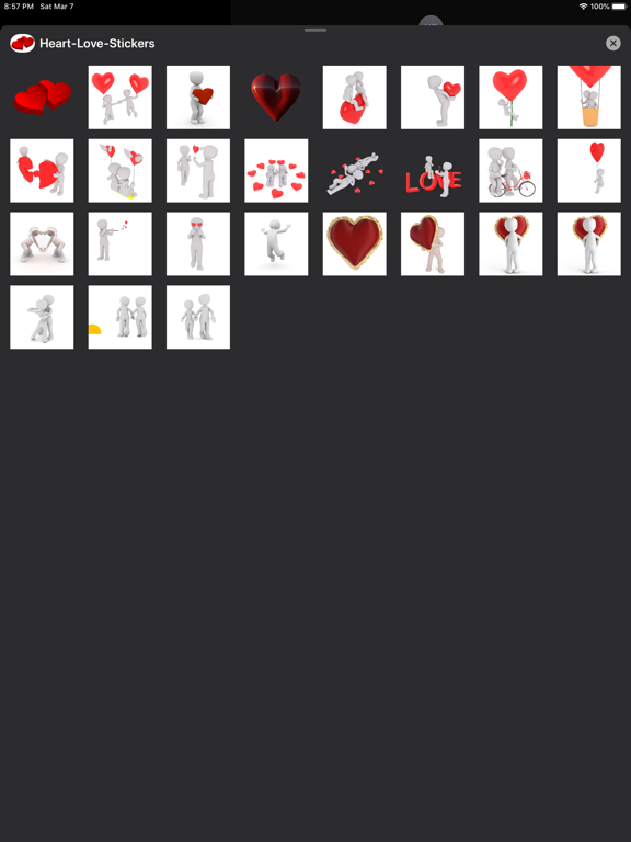 Screenshot #5 pour Valentines Emoji