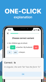 Grammar TOP: Learn English App screenshot