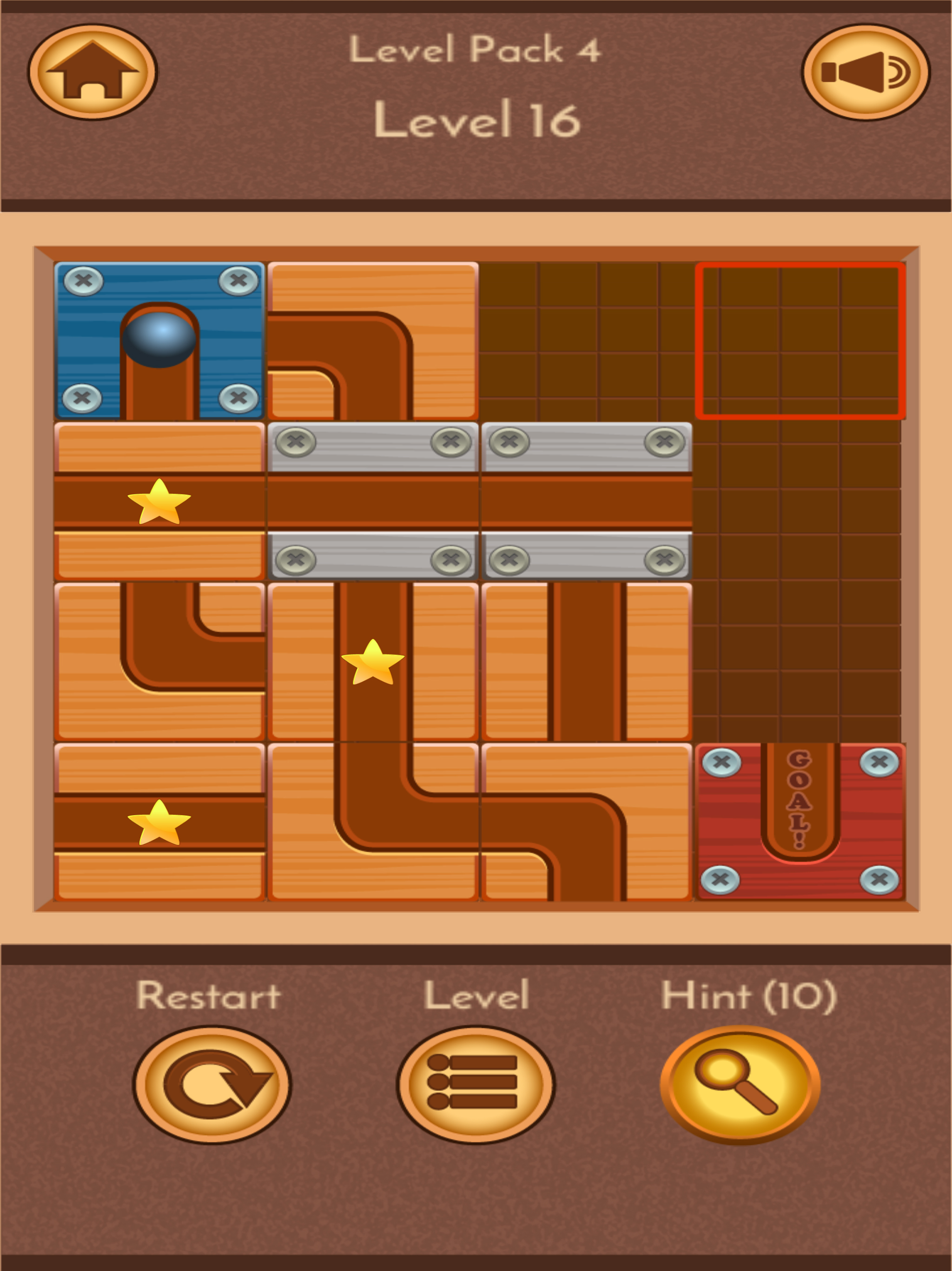 Save The Ball, Wooden Maze screenshot 10