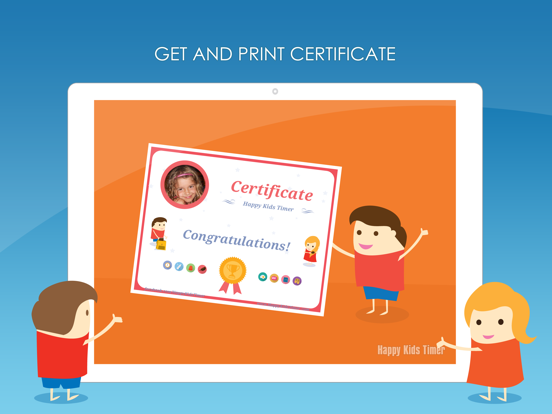 Happy Kids Timer: Home Chores iPad screenshot 6 - Education app