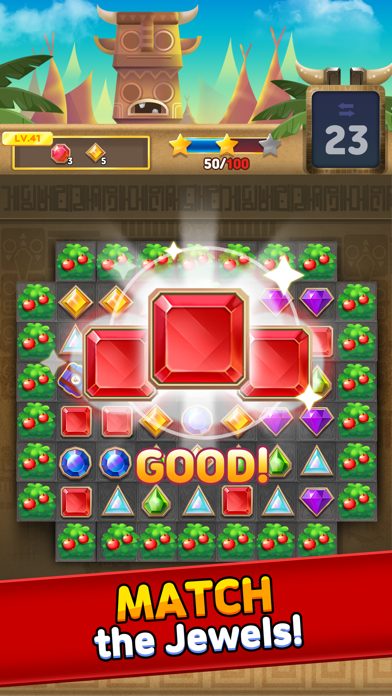 Screenshot #1 pour Temple Gem : Match 3 Puzzle