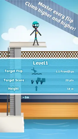 Game screenshot Stickman High Diving apk