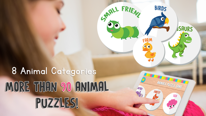 Puzzle Games for Kids Animals
