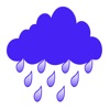 RAIN (raindrops-rain in forest icon