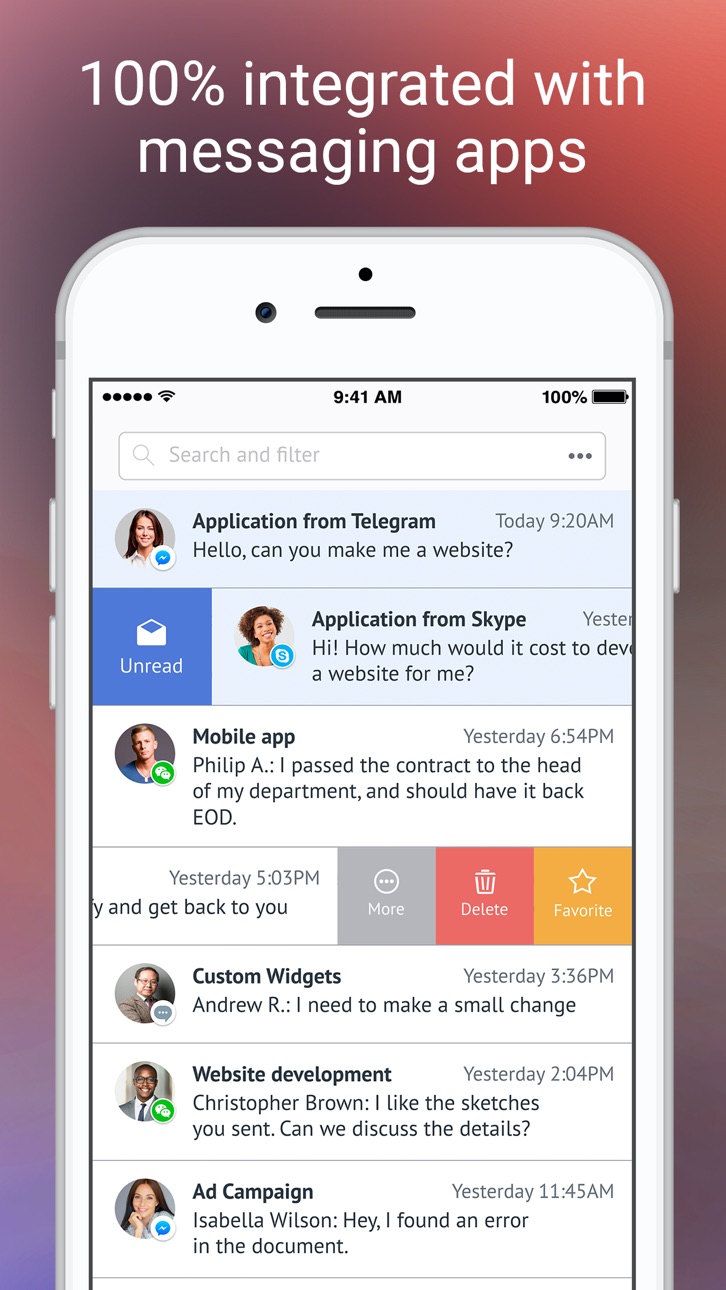 iPhone screenshot