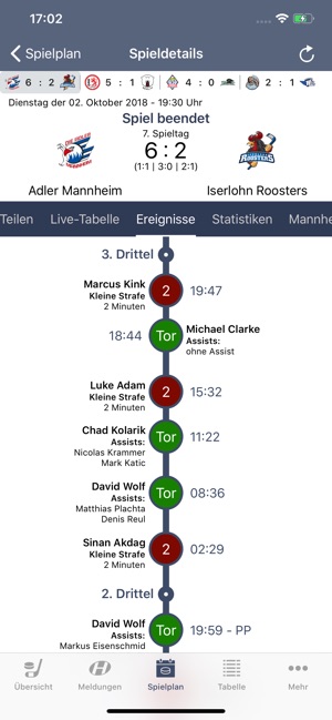 Hockeyweb － die Eishockey App(圖4)-速報App